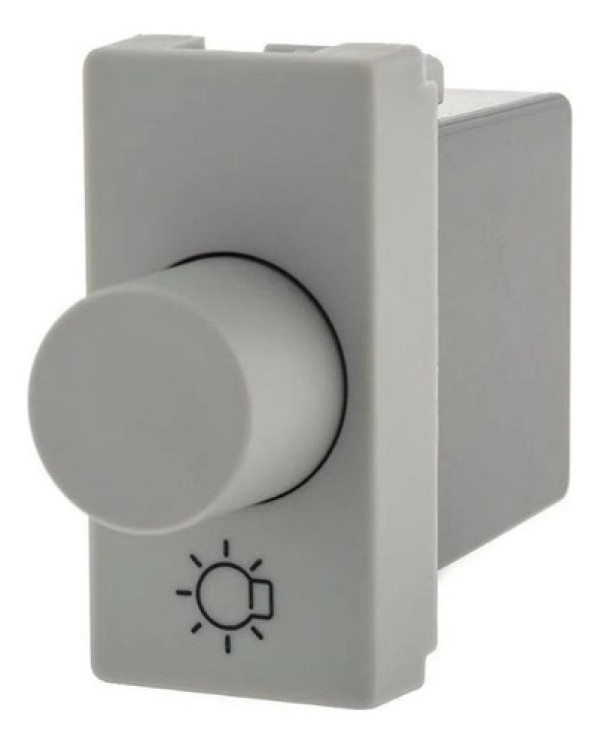 Módulo Dimmer Rotativo 300 A 600W Cinza Pial Plus+