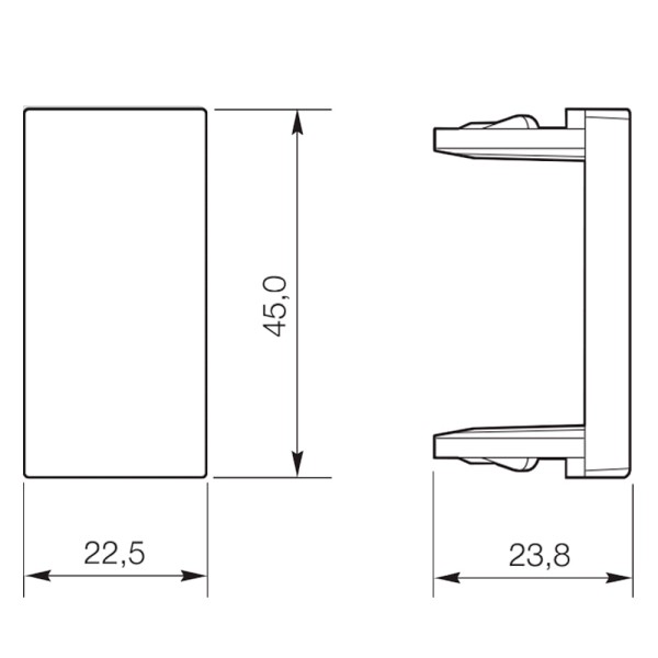 Encontraproduto.com.br - Módulo Cego Cinza Pp+ 611047cz Pial