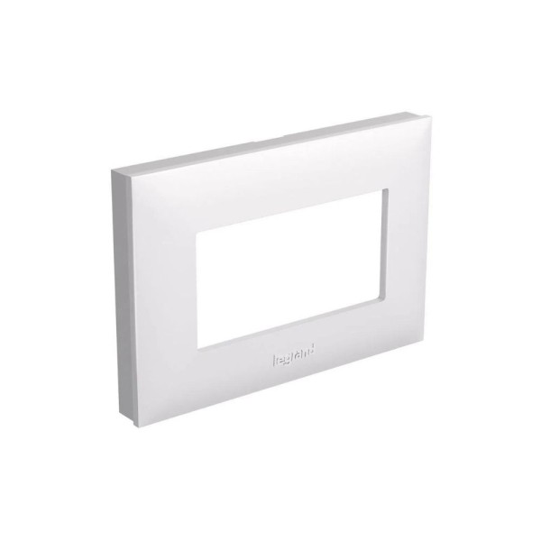 Placa Suporte Branco 2 Módulos Para Móvel Pial Plus+