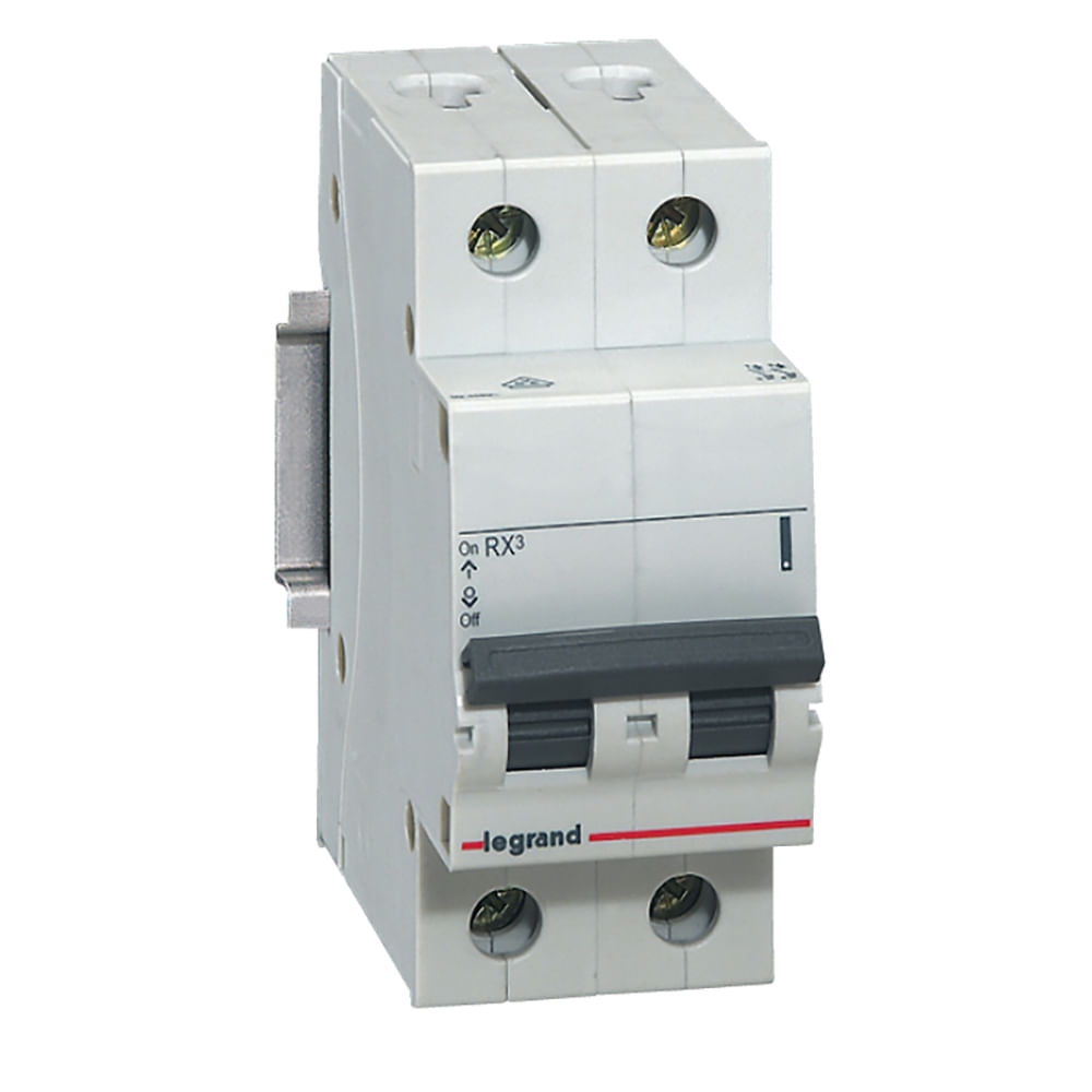 Disjuntor DIN Bipolar RX3 3KA C 50A Pial