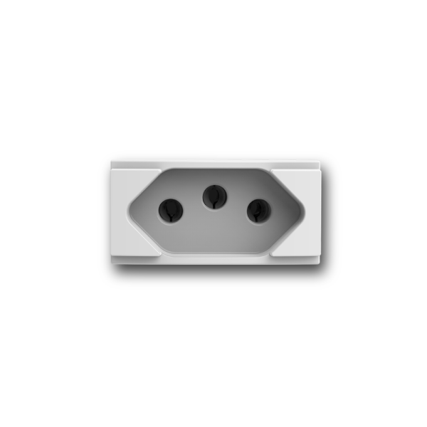 Módulo Tomada 2p+T 20a Branco Pial Pop - Lg03020