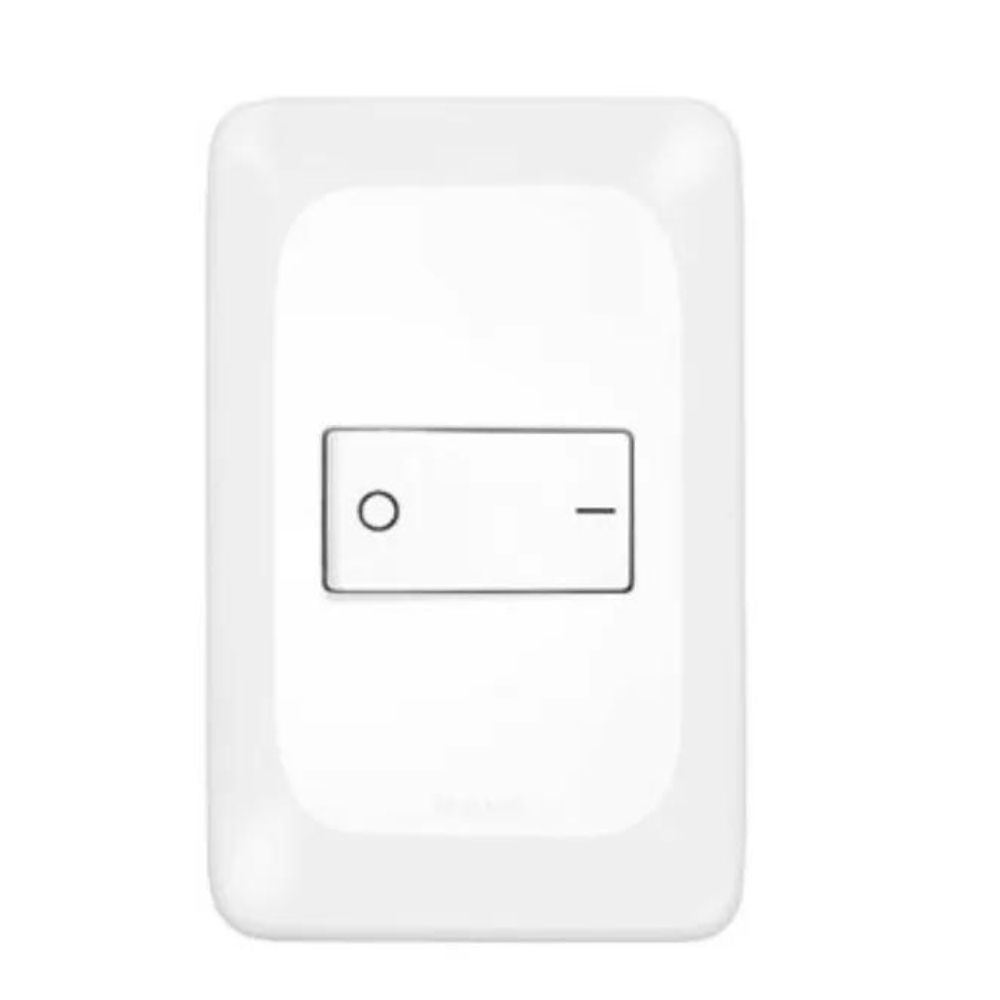 Encontraproduto.com.br - Interruptor Bipolar Pial PoP 10A 4x2 Conjunto Suporte e Placa Branca