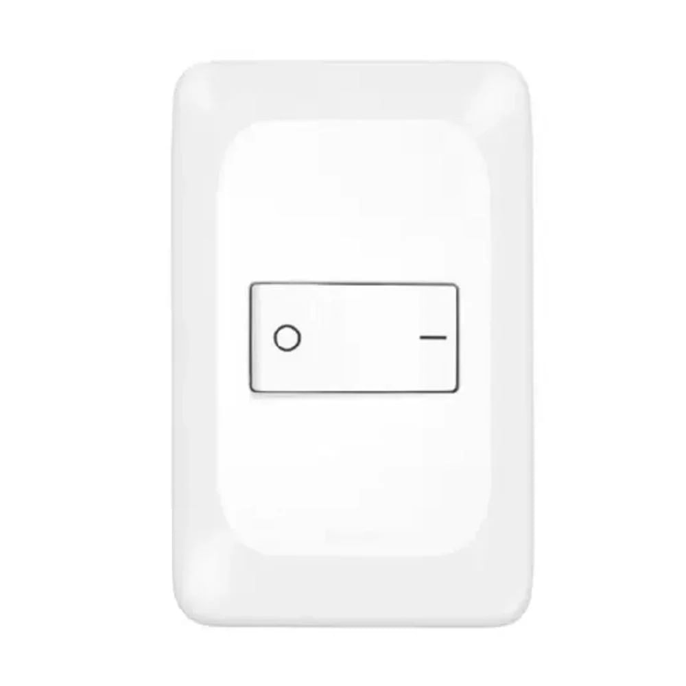 Encontraproduto.com.br - Interruptor Bipolar Pial PoP 10A 4x2 Conjunto Suporte e Placa Branca