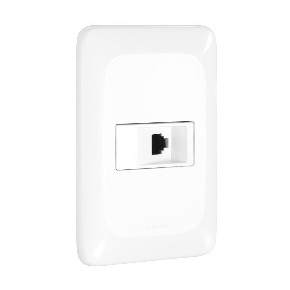 Encontraproduto.com.br - Tomada Pop  Rj11 4X2 Pial