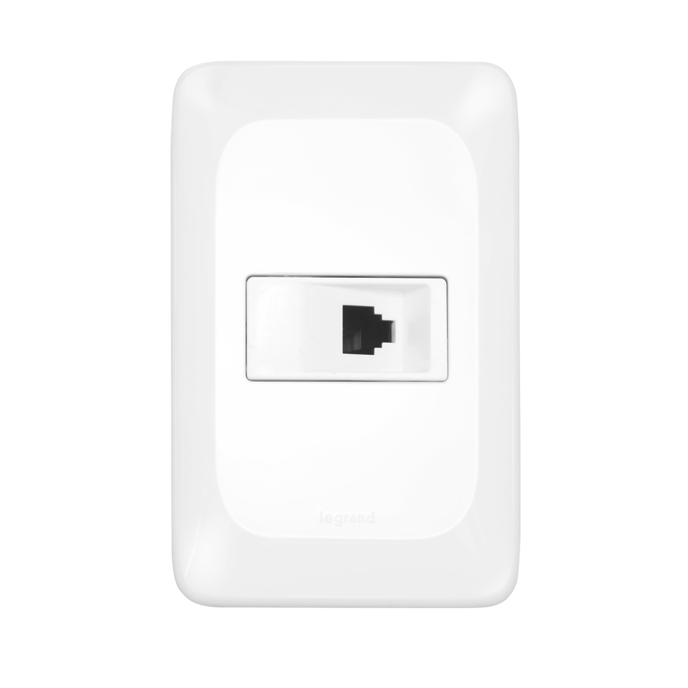 Encontraproduto.com.br - Tomada Pop  Rj11 4X2 Pial