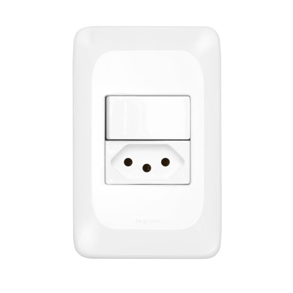 INTERRUPTOR PARAL+TOM 2P+T 10A 4X2 POP