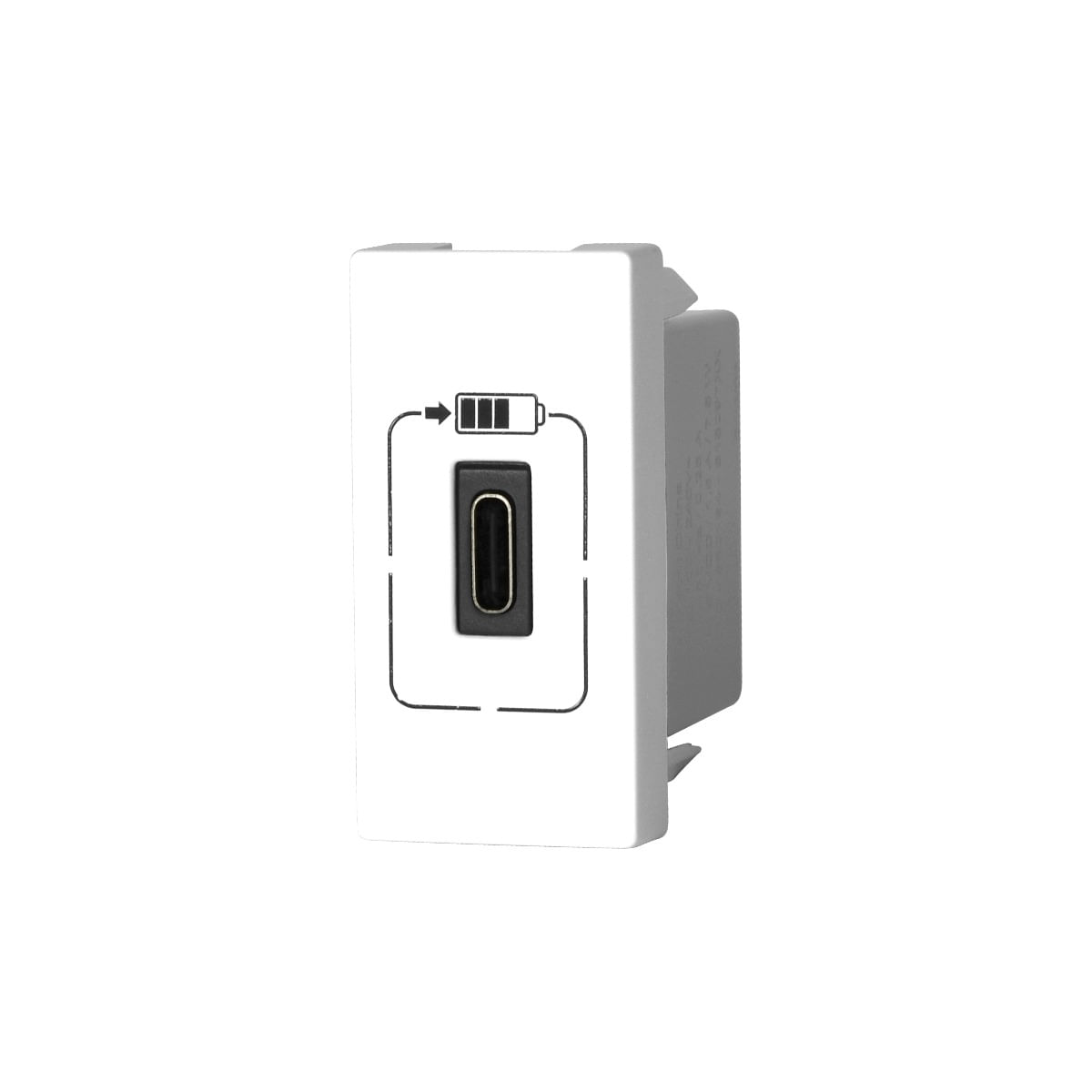 Módulo Carregador 1xUSB 1,5A Tipo C Branco Pial Plus - 615097BC - Legrand