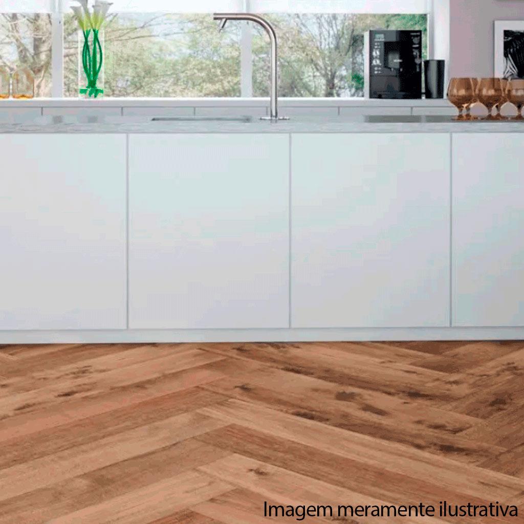 Encontraproduto.com.br - Porcelanato Esmaltado Carvalho HD 19X117cm Act Retificado