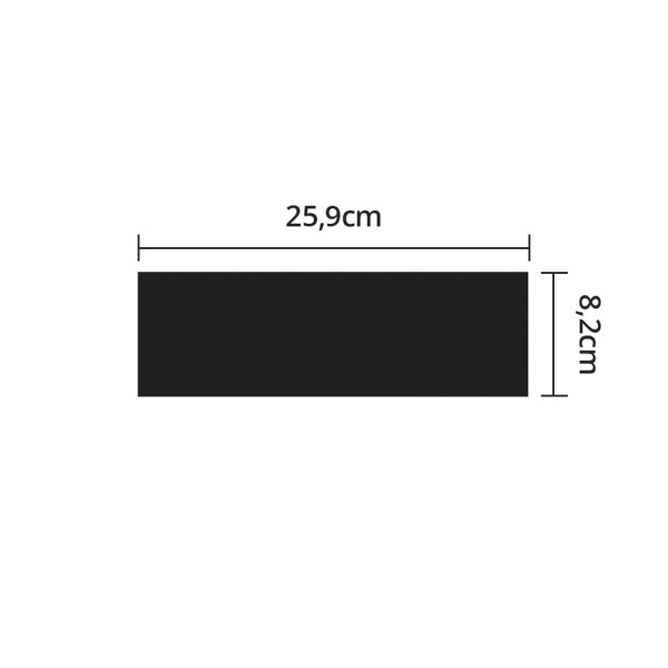 Encontraproduto.com.br - Revestimento Decora BK 8,24X25,75cm Matte Bold