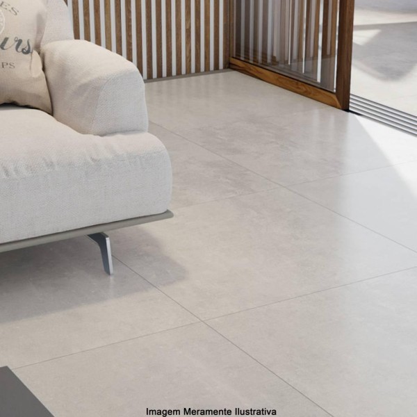 Encontraproduto.com.br - Porcelanato Esmaltado Luminosita SGR 87,7X87,7cm Nat Retificado