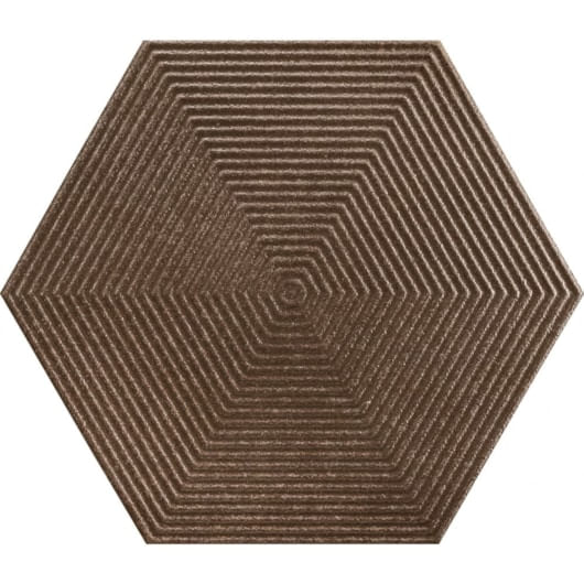 Encontraproduto.com.br - Porcelanato Portinari Love Hexagonal Steel matte bold C: 17,4cm x L: 17,4cm Gold