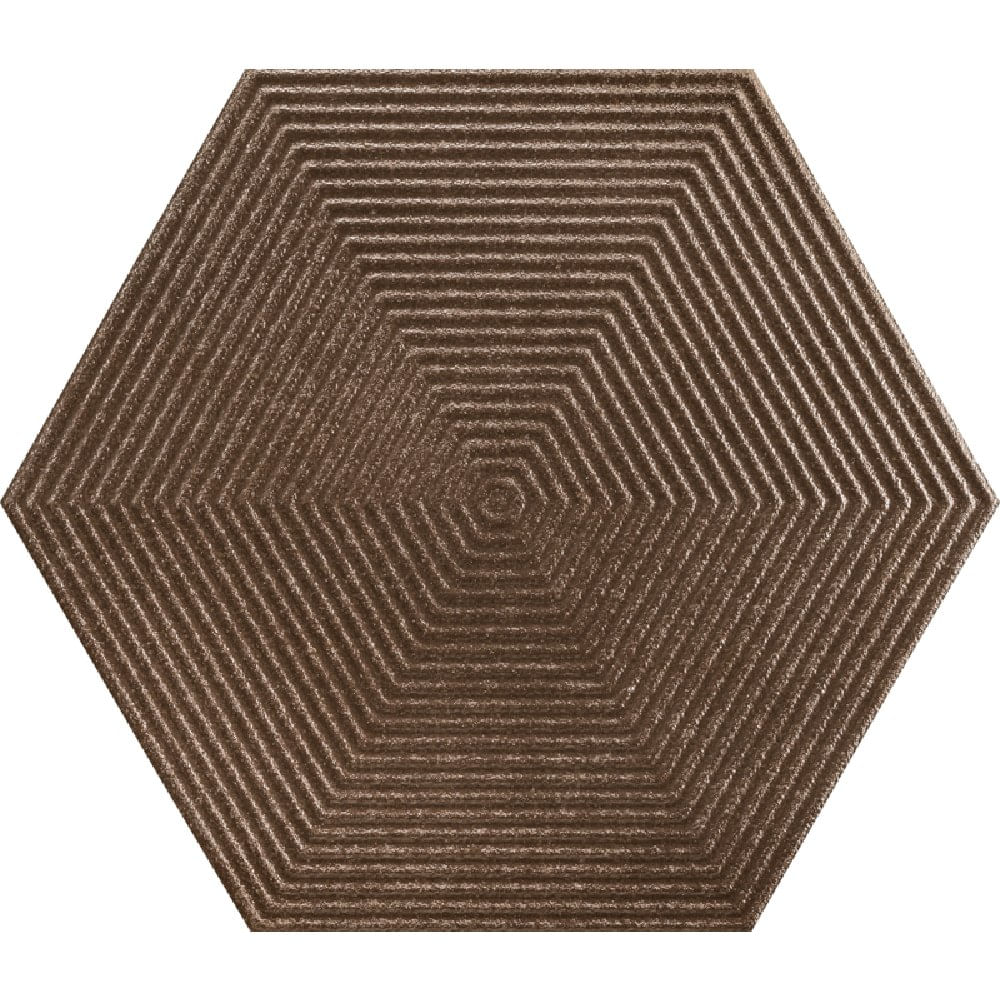 Encontraproduto.com.br - Porcelanato Portinari Love Hexagonal Steel matte bold C: 17,4cm x L: 17,4cm Gold