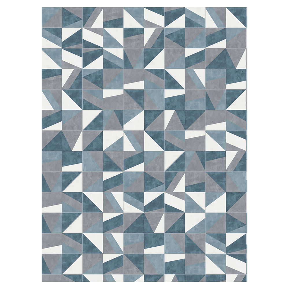Encontraproduto.com.br - Revestimento de parede Portinari Blues Abstract Mix Lux acetinado retificado C: 29,1cm x L: 58,4cm misto