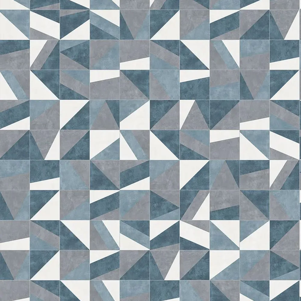 Encontraproduto.com.br - Revestimento de parede Portinari Blues Abstract Mix Lux acetinado retificado C: 29,1cm x L: 58,4cm misto