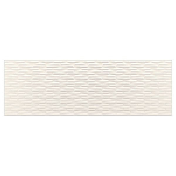 Revestimento Solene Decor WH 33,3X100cm Matte Retificado