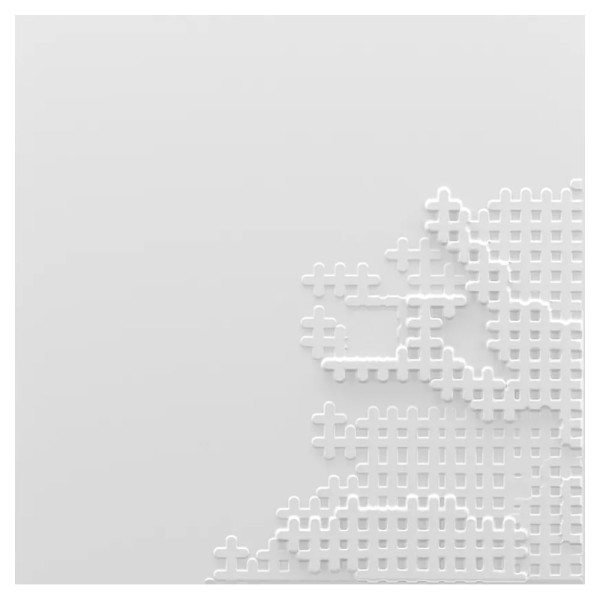 Encontraproduto.com.br - Revestimento Artesania WH 21X21cm Matte Bold