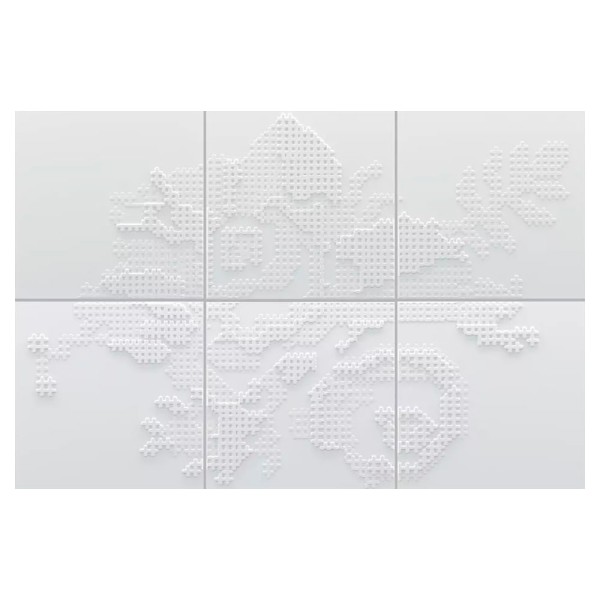 Encontraproduto.com.br - Revestimento Artesania WH 21X21cm Matte Bold