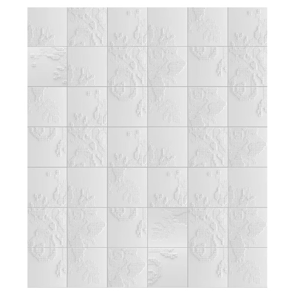 Encontraproduto.com.br - Revestimento Artesania WH 21X21cm Matte Bold