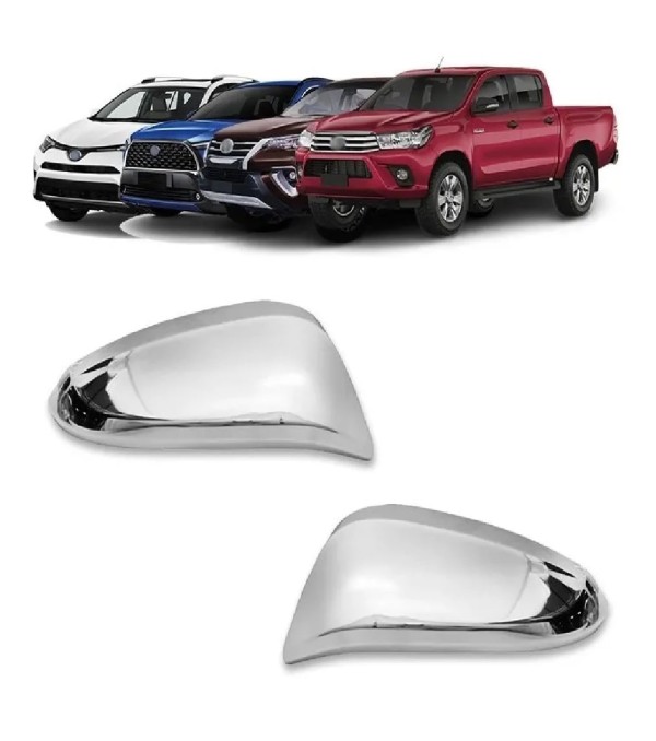 Encontraproduto.com.br - Jogo Aplique Capa Cromada Retrovisor Nova Toyota SW4 2016