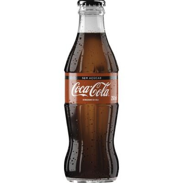 Encontraproduto.com.br - Refrigerante Coca-Cola Sem açúcar Garrafa com 250ml