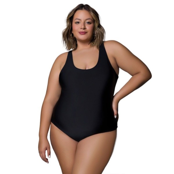 Maiô Regata Selene Básico Plus Size Feminino