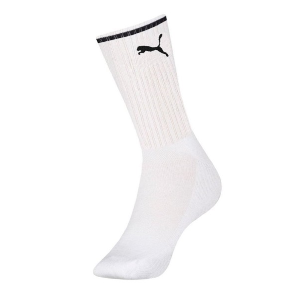 Encontraproduto.com.br - Meia Masculina Puma Esportiva Cano Longo Branco/Preto