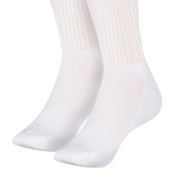 Encontraproduto.com.br - Meia Masculina Puma Esportiva Cano Longo Branco/Preto