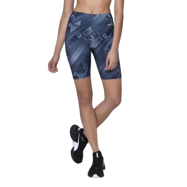 Encontraproduto.com.br - Bermuda Selene Estampada Feminina Azul