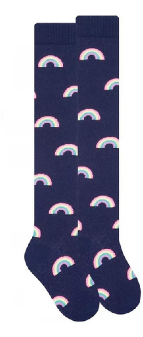 Encontraproduto.com.br - Meia Infantil 5/8 501 Selene G Azul