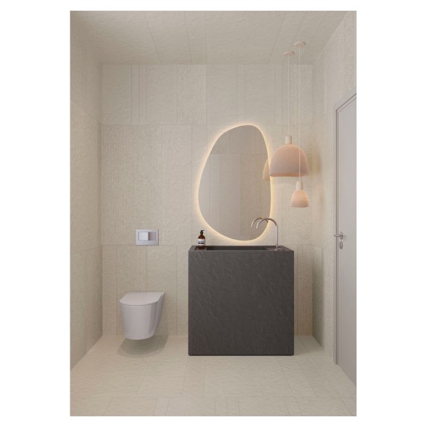 Encontraproduto.com.br - Porcelanato Esmaltado Risca Fgmf Gris 60X120cm Ext Retificado