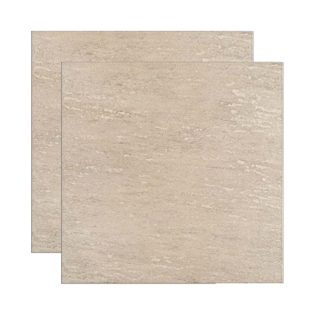 Piso Cerâmico Eliane Horus White Acetinado Externo 45x45cm Bold