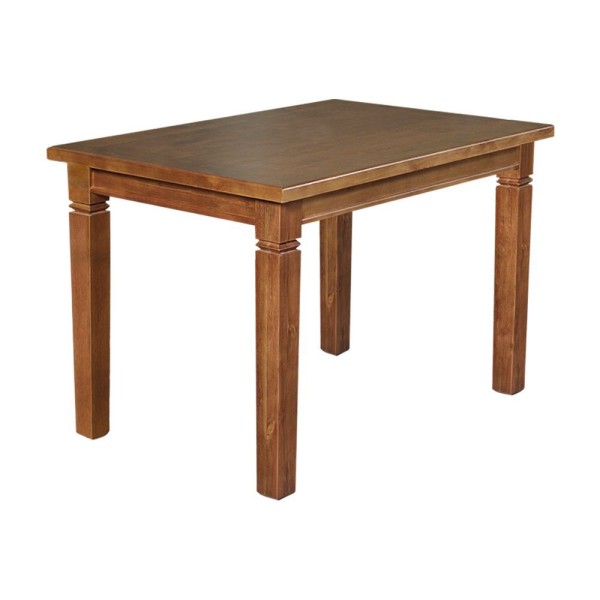 Encontraproduto.com.br - Mesa De Jantar Retangular 120X80Cm Rústica Aurora - Castanho - Marrom