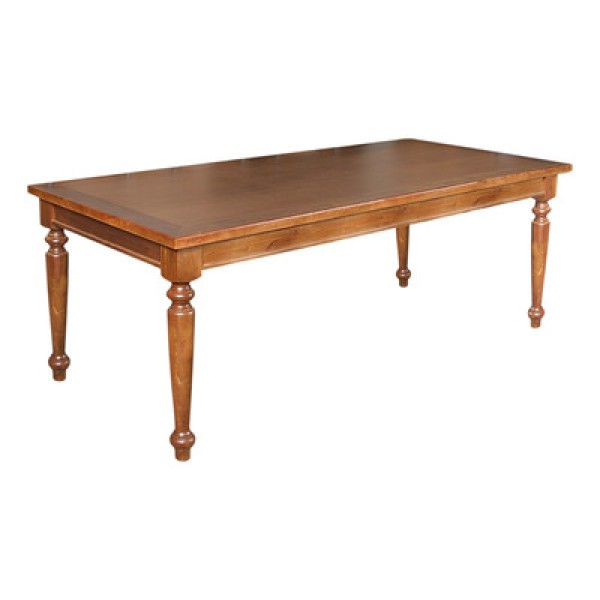 Encontraproduto.com.br - Mesa De Jantar Leonora Retangular 240X100Cm Em Rústica - Castranho - Marrom