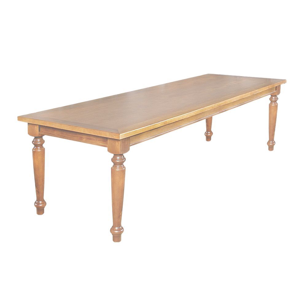 Encontraproduto.com.br - Mesa De Jantar Leonora Retangular 294X100Cm Em Rústica - Natural - Bege