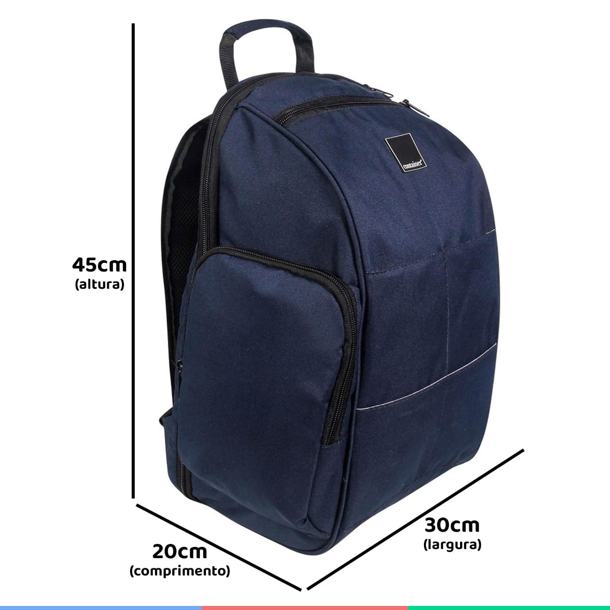 Encontraproduto.com.br - Mochila Maternidade Baby Go Bag Top BackPack Com Trocador