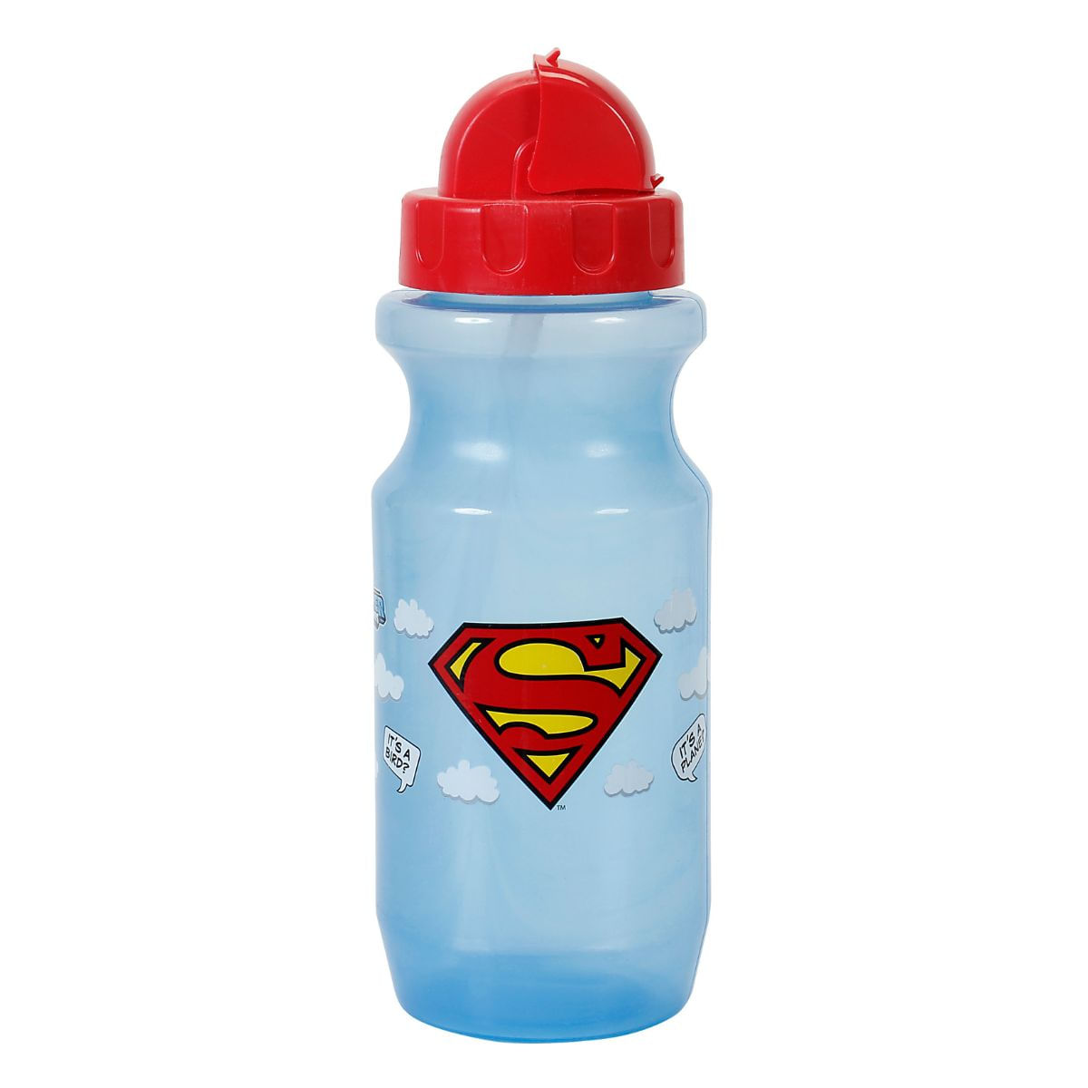 Copo Com Bico Retrátil 580ml DC Super Friends Super Man BabyGo