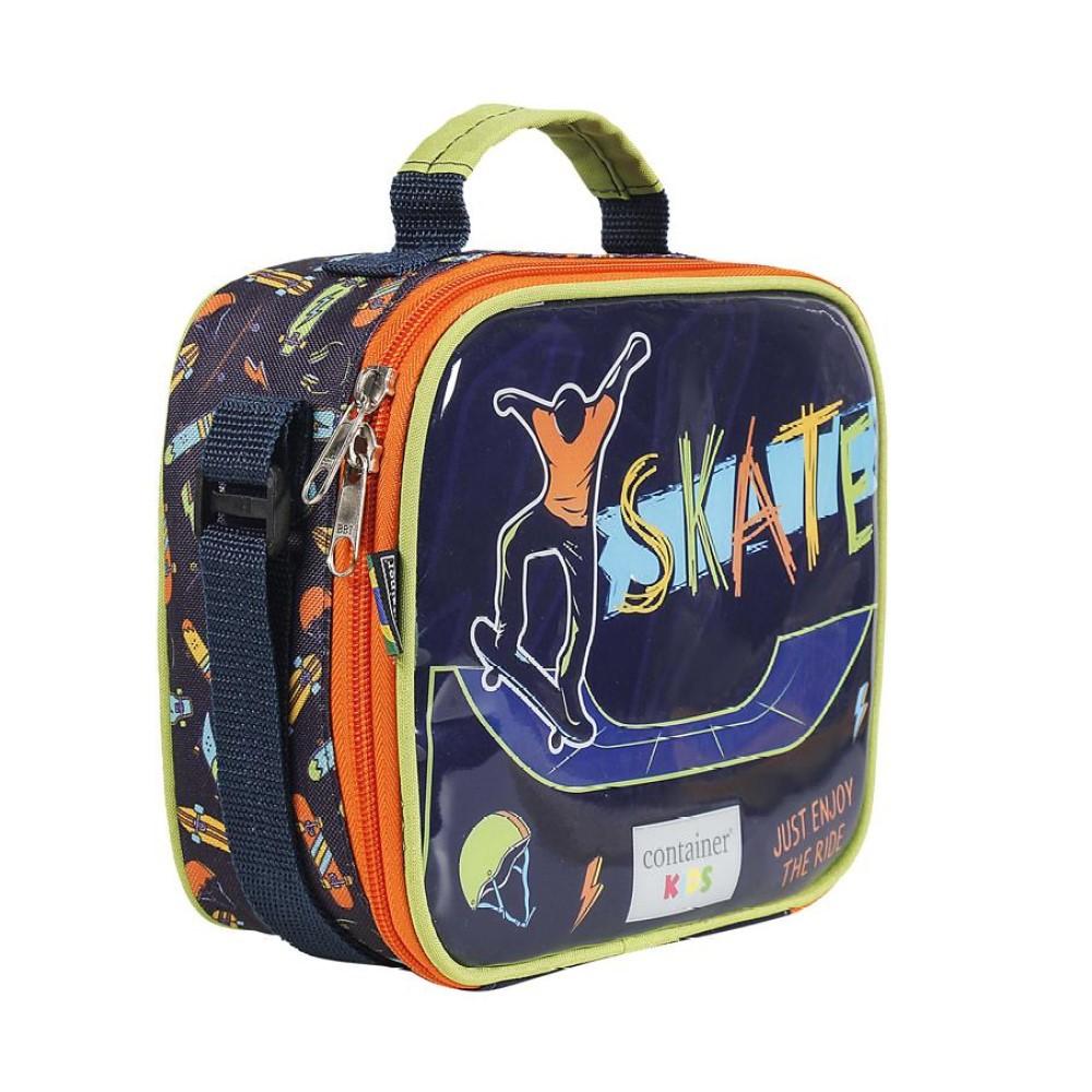 Encontraproduto.com.br - LANCHEIRA SOFT CONTAINER KIDS SKATE DERMIWIL
