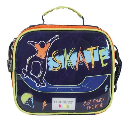 LANCHEIRA SOFT CONTAINER KIDS SKATE DERMIWIL