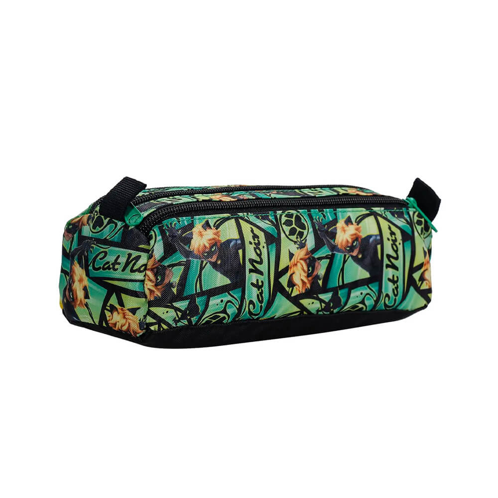 Encontraproduto.com.br - Estojo Soft 3 Divisões Easy Miraculous Ladybug - Dermiwil