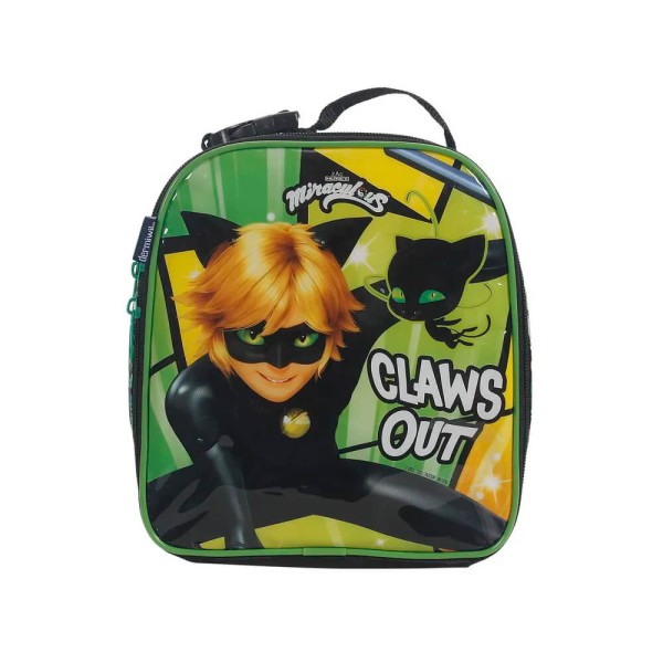Encontraproduto.com.br - Lancheira Soft Miraculous Ladybug Cat Noir - Dermiwil