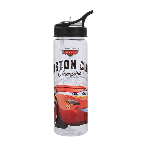Encontraproduto.com.br - Garrafa Preta Carros em Plástico 670ml Dermiwil 51812