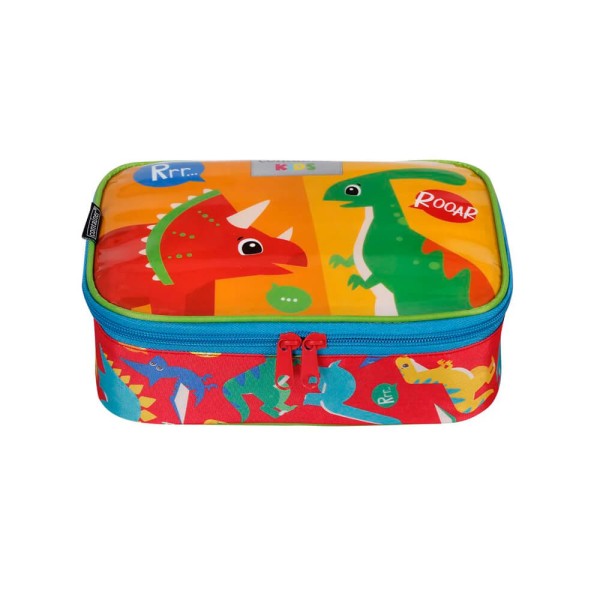 Encontraproduto.com.br - Estojo Soft Luxo Container Kids Dinos - Dermiwil