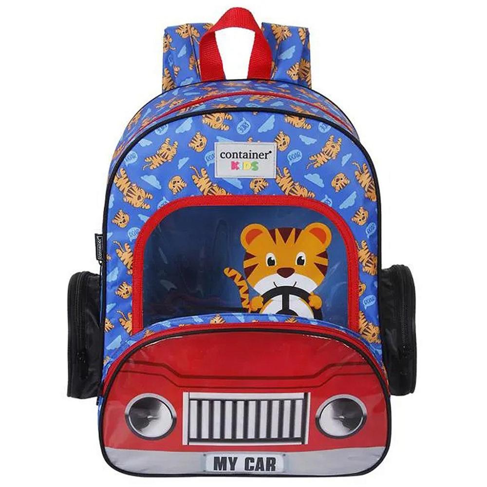 Encontraproduto.com.br - Mochila de Costas Dermiwill Container Kids My Car Azul