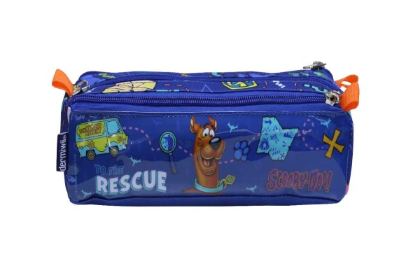Encontraproduto.com.br - Estojo Escolar 3 Divisórias Scooby Doo Easy XL - Dermiwil