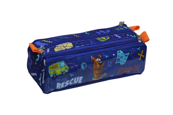 Encontraproduto.com.br - Estojo Escolar 3 Divisórias Scooby Doo Easy XL - Dermiwil