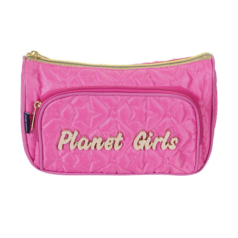 Necessaire Infantil Menina 2 divisões - Planet Girls - Matelassê