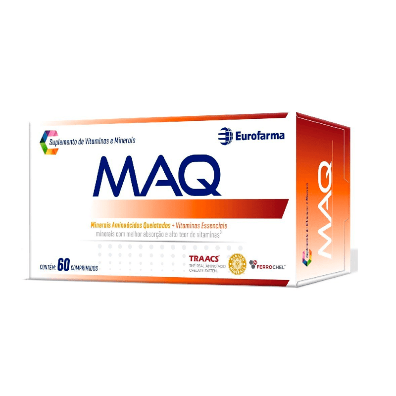 Encontraproduto.com.br - Suplementos de Vitaminas e Minerais Maq Eurofarma 60 Comprimidos