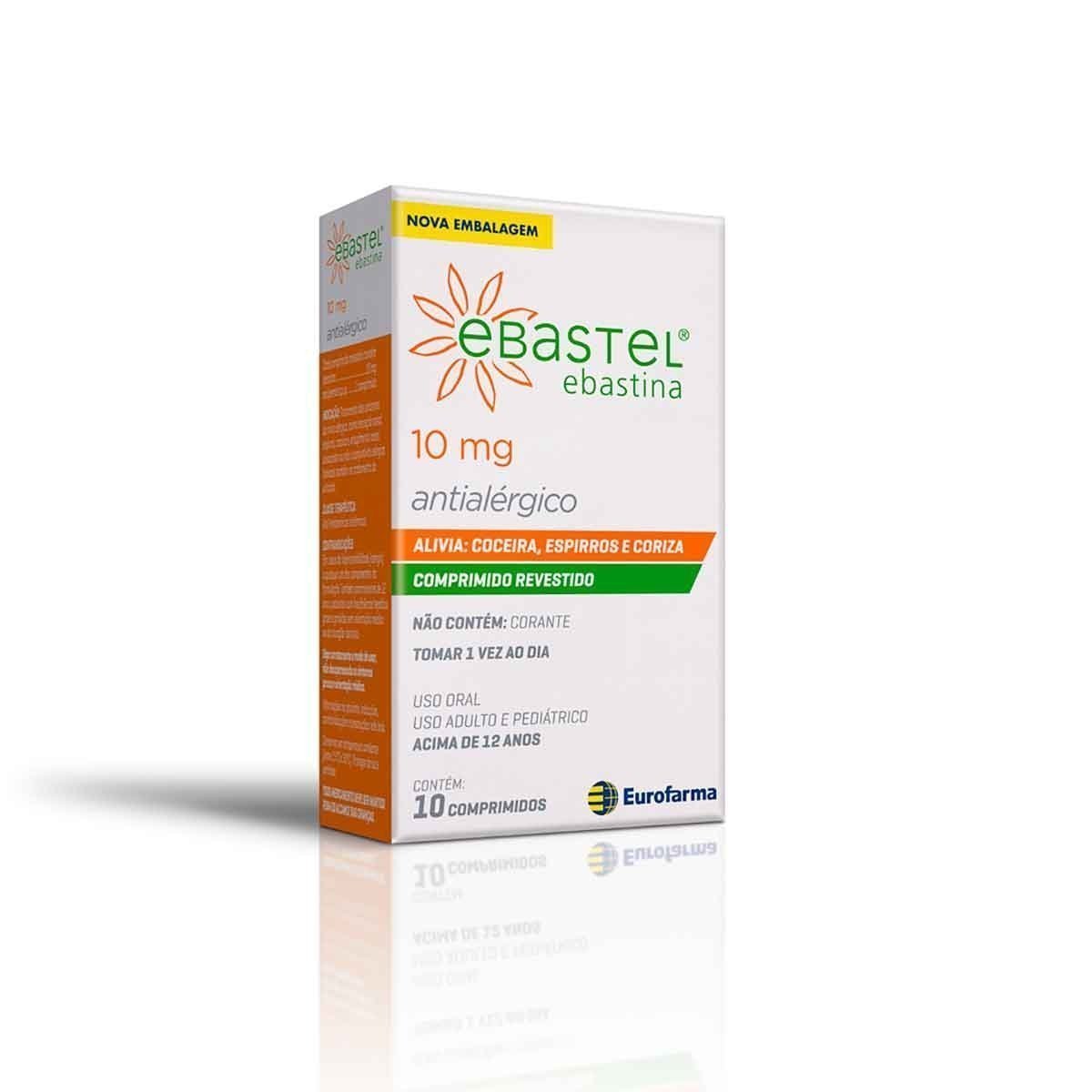 Encontraproduto.com.br - Ebastel 10mg com 10 Comprimidos
