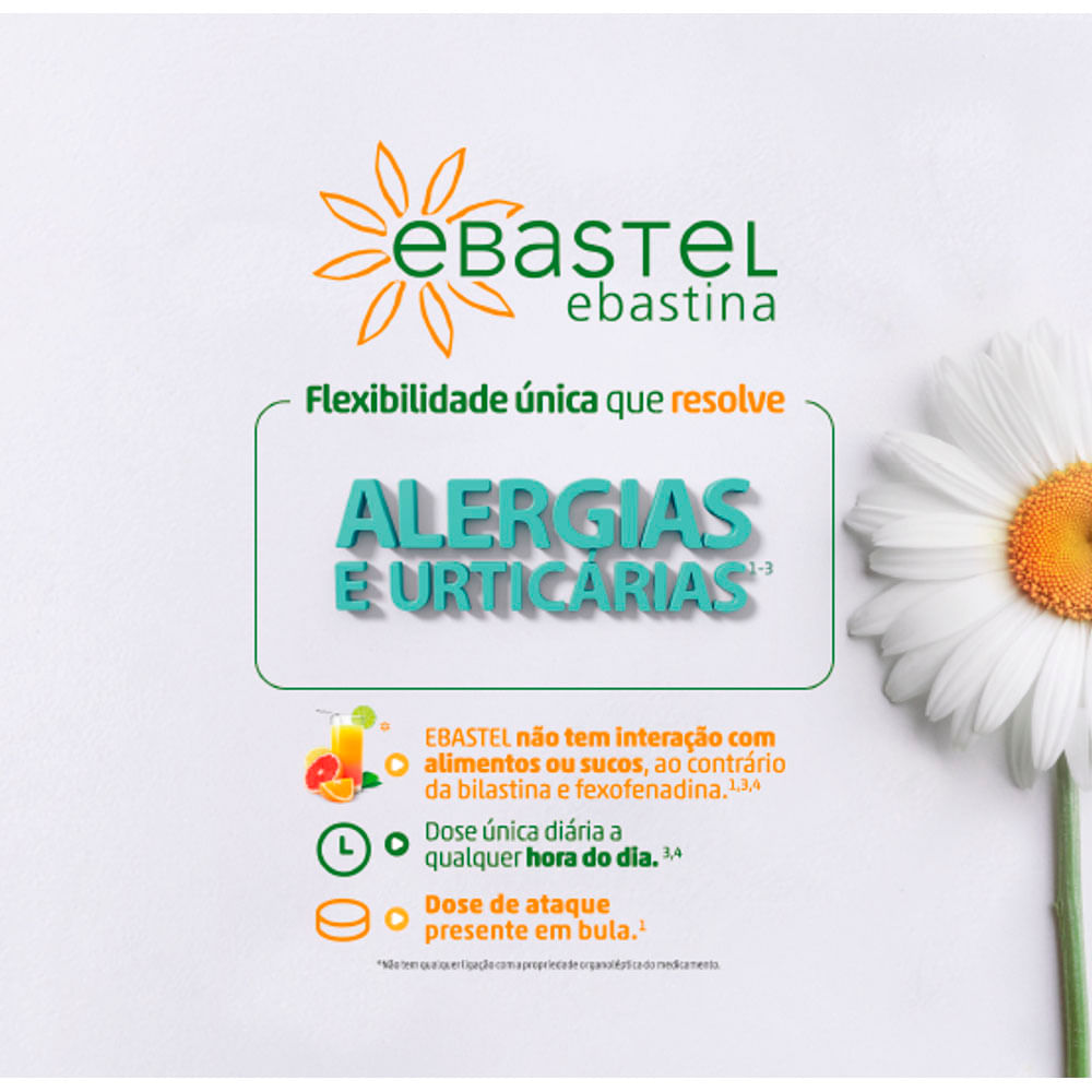 Encontraproduto.com.br - Ebastel 10mg com 10 Comprimidos