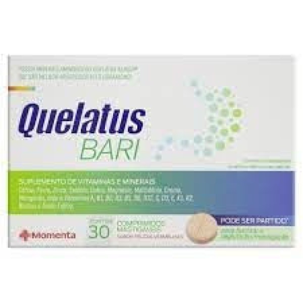 Encontraproduto.com.br - Quelatus bari Frutas vermelhas com 30 Comprimidos Mastigaveis